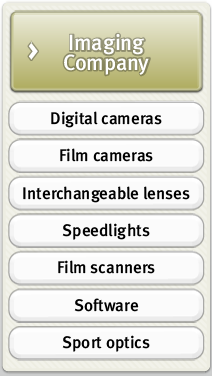 Imaging Company(Digital cameras, Film cameras, Interchangeable lenses, Speedlights, Film scanners, Software, Sport optics)