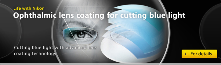 Ophthalmic lens coating for cutting blue light