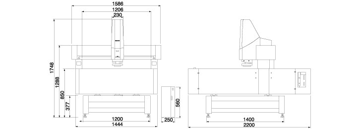 NEXIV VMR-10080 - Dimensional Diagrams
